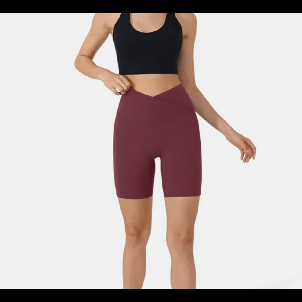 Workout Set - Maroon Halara